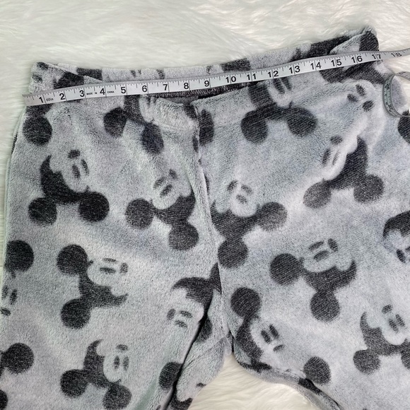 Disney Mickey Mouse PJ Bottoms Grey Black L - Picture 6 of 7